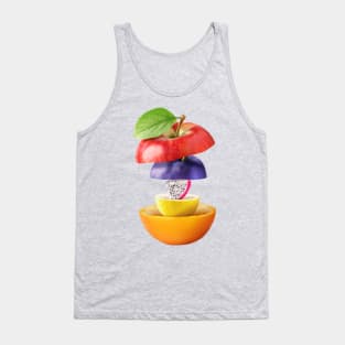 Apple Plum Dragon Fruit Lemon Orange Gifts Vegetarian Tank Top